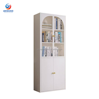 Armoire de classement en acier moderne à 3 tiroirs latéraux avec glissières fluides, unité de rangement pour papiers et dossiers de bureau, pour usage scolaire