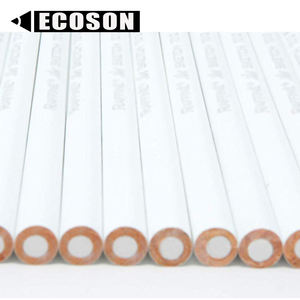 ÉCHANTILLONS GRATUITS Crayons à fusain en bois pré-affûtés, ensemble personnalisé de crayons à fusain triangulaires, hexagonaux, ronds, blancs et en <span class=keywords><strong>ardoise</strong></span> - Product Image 4