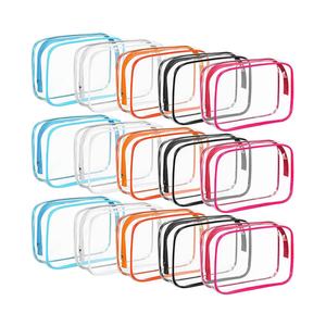 Waterproof Transparent PVC Makeup <b>Bag</b> Plastic Zipper Cosmetic <b>Bag</b> Custom Printed logo Cosmetics Makeup Travel <b>Make</b> <b>up</b> Pouch - Product Image 5