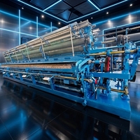 Machine de fabrication de filets de pêche semi-automatique à haute capacité, robuste, ZRS12.6-680-240, conviviale pour l'utilisateur, certifiée CE ISO