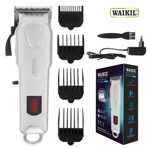 WAIKIL New Design Rechargeable Cordless Hair Trimmer Barber Professional Electric Hair Clipper for Men Hair Shaving Machine