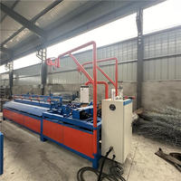 Pvc brique Force électrique barbelé cuivre maille agrafe clôture plat couture fil câble cintre maille clôture faisant des Machines automatiques