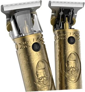 Tondeuse à Cheveux Sans Fil Vintage T9 Professionnelle pour Homme – Rasoir Électrique Métallique pour Coiffeur - Product Image 6