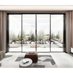 Porte coulissante en verre avec cadre en aluminium Porte vitraux et portes <span class=keywords><strong>Catalogue</strong></span> - Product Image 5