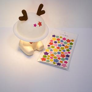 Nouveau bébé veilleuse noël dessin animé renne Rechargeable petit monstre lampe LED Silicone veilleuse pour <span class=keywords><strong>chambre</strong></span> <span class=keywords><strong>d</strong></span>'enfants - Product Image 2