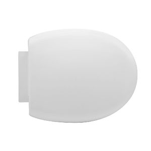 Asiento de Inodoro Blanco de 50.6 cm de Longitud para Personas Mayores - Product Image 1