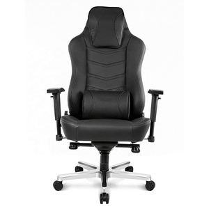 <span class=keywords><strong>Chaise</strong></span> de gaming en mousse et cuir PU de qualité supérieure, fauteuil de jeu à haute résistance en aluminium argenté et durcisseur - Product Image 1