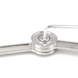 ROEASY-Charnière <span class=keywords><strong>de</strong></span> support <span class=keywords><strong>de</strong></span> couvercle d'armoire pour cuisine, support d'armoire à rabat auto-verrouillable avec <span class=keywords><strong>fixation</strong></span> d'amortissement réglable - Product Image 5