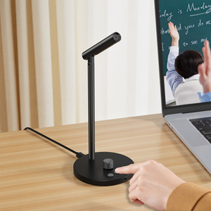 Microphone vocal intelligent filaire personnalisé d'usine, modèle M1, pour la traduction vocale en texte, activation à une touche pour le streaming en direct - Product Image 4
