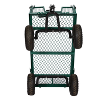 Chariot de transport de marchandises TC1840A, chariot pliable en maille, chariot en fil métallique, chariot à main, capacité de charge lourde