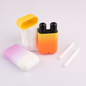 Inhalateur nasal double port OEM 1ml*2 en plastique dégradé avec capuchon, emballage cosmétique - Product Image 1