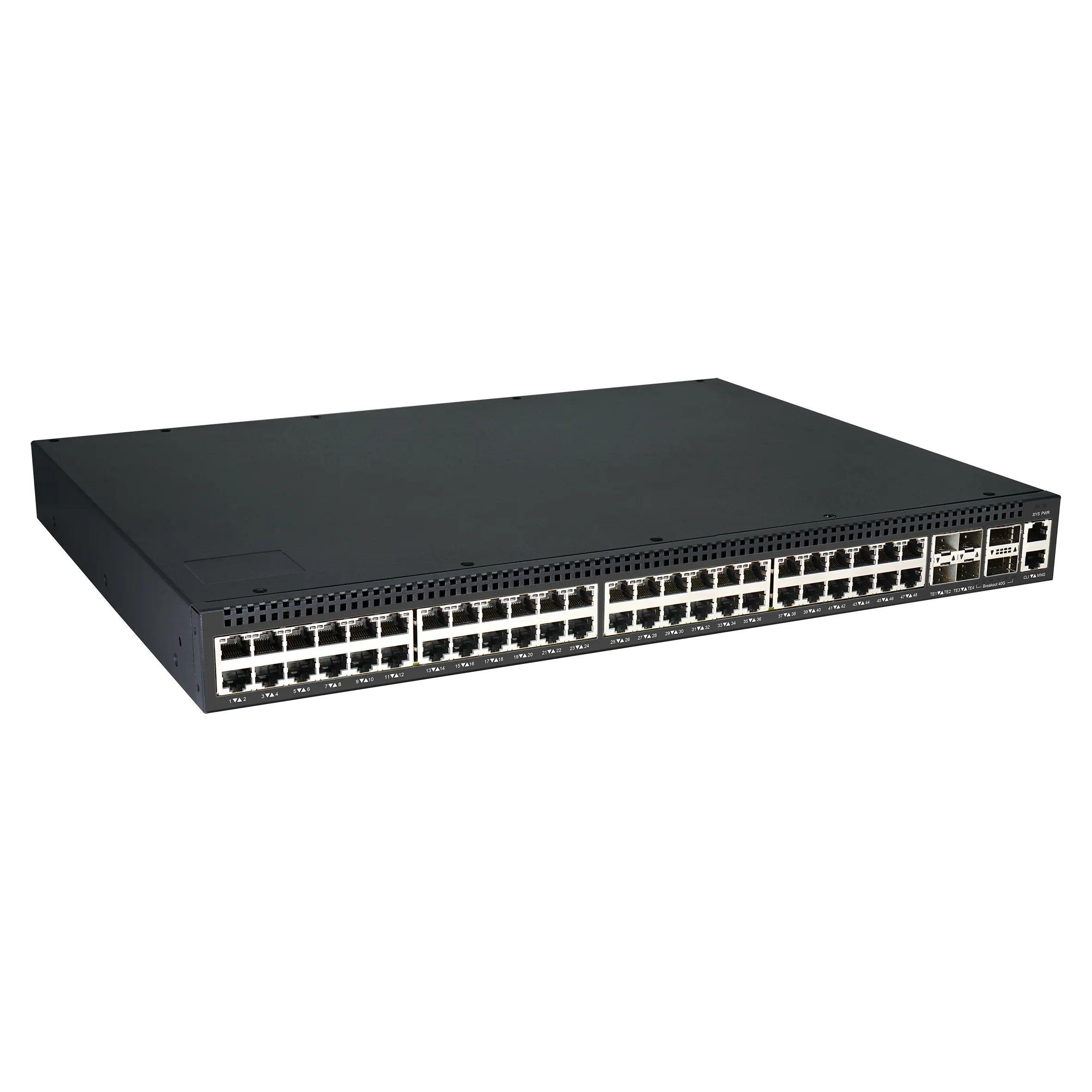 Hetzelfde Als Huawei S5736-S48S4Xc Odm Poe 48 Poort 2.5G Netwerkschakelaar Met Accessoires