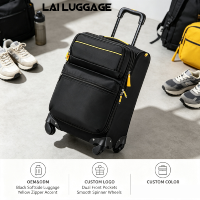 Sac de voyage robuste en tissu Oxford 26 pouces - Valise imperméable et résistante aux déchirures pour les aventures en plein air, roues robustes