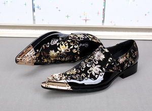 S368A 2026 Nuove Scarpe Formali da <span class=keywords><strong>Uomo</strong></span> in Vera Pelle di Vacchetta di Alta Qualità, Leggere con Suola Morbida e Decorazione - Product Image 2