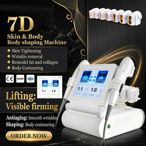 Dispositivo de Rejuvenecimiento Facial de Escritorio con 2 Manijas, Mejora la Elasticidad de la Piel, Elimina las Líneas de Expresión, Pantalla Táctil H1fu 7D, Control Dual - Product Image 1