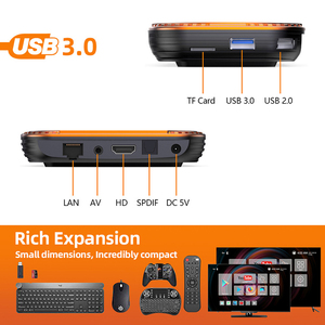 HK1 RBOX Tv Box Android 4K 2023 Procesador <span class=keywords><strong>S905X4</strong></span> 1000M Wifi Dual Android 11 4K Tv Box Set-top Box - Product Image 5