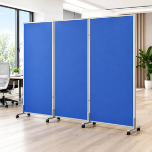 Paneles Divisores de <span class=keywords><strong>Oficina</strong></span> Móviles Plegables Contemporáneos, Pantallas <span class=keywords><strong>Separadoras</strong></span> de Escritorio Independientes - Product Image 4