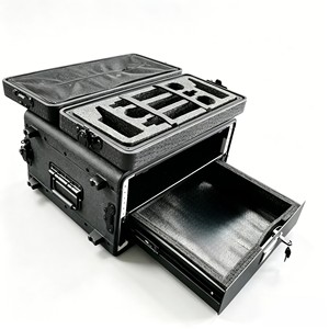 Boîtier de rack en plastique PE 2U/3U/4U/6U, étui <span class=keywords><strong>étanche</strong></span> et antichoc de 15/17/20 pouces pour équipement audio standard DJ, bar et scène - Product Image 3
