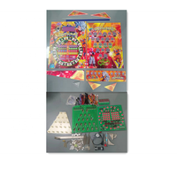 Kit de console de jeu de flipper avec acrylique