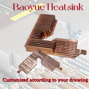 Extruded אלומיניום פרופיל aluimum אלומיניום מותאם אישית טהור נחושת cnc שירות מקרה גוף קירור מעבד רדיאטור led לגדול אור חום כיור