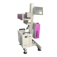 Machine de marquage laser UV industrielle automatique haute vitesse 3W 5W 10W 15W 355nm pour l'impression de la date d'expiration sur les emballages alimentaires et cosmétiques