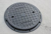 Couvercle de manhole en composite de résine renforcée de fibre de verre, fourni par l'usine