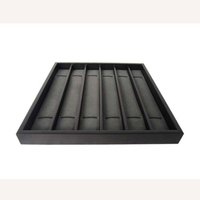 Présentoir de Luxe en Cuir pour Montres et Bijoux – Boîte de Rangement Organisateur Rectangulaire Durable pour 6 Montres