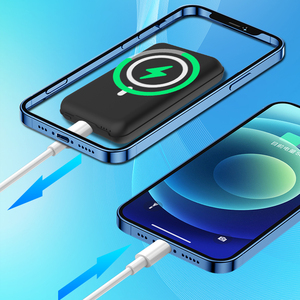 2024 thiết kế tuyệt vời 10000mAh Li-Polymer Magnetic Ultra Slim sạc nhanh ngân hàng điện không dây cho Iphone 15 Pro Max đầu ra 15 Wát - Product Image 3