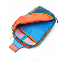 Sac à bandoulière 8L aux couleurs vives, sac à dos léger multi-poches avec sangle respirante et réglable