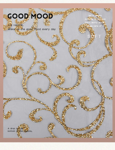 Glitter Vải Stars Lưới Với Glitter Glitter Dress Vải Cho Áo Choàng Đầm Quyến Rũ - Product Image 6