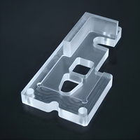 Service d'impression 3D SLA personnalisé, haute précision, pièces en plastique transparent PMMA acrylique, prototypage rapide, OEM