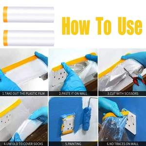 ฟิล์มพลาสติกป้องกันสีกันความชื้นสำหรับทาสี - Product Image 4