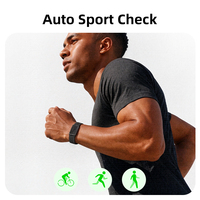Bracelet intelligent sans écran S6 ODM en gros, 14 jours d'autonomie, suivi du sommeil 24h/24, fréquence cardiaque, SpO2, surveillance HRV, modes sportifs automatiques
