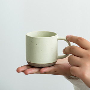 150ml Creative Morandi Color Rough Earthenware Coffee <b>Cup</b> Spotted Frosted Ceramic Small Water <b>Cup</b> Restaurant Coffee Shop - Product Image 6
