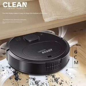 Mini Robot Aspirador Totalmente Automático con Filtro HEPA, Motor sin Escobillas, Limpieza en Seco/Húmedo, Alimentación USB, Navegación por Giroscopio, Batería de Litio - Product Image 5