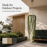 Plantes artificielles suspendues de qualité supérieure, aspect réaliste, fausse verdure dans un pot suspendu pour la décoration murale de la maison et du bureau, sans entretien
