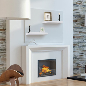 Bán Buôn Giá Rẻ 60Cm Kệ Gỗ Trắng Treo Tường Kệ Nổi Cho Phòng Khách - Product Image 4