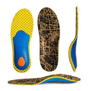 Arch Support Insoles, Breathable Sport , Work Boot <b>Inserts</b>, Shock Absorbing <b>Cushion</b> Insoles, Anti Fatigue Foot Support Pads - Product Image 5