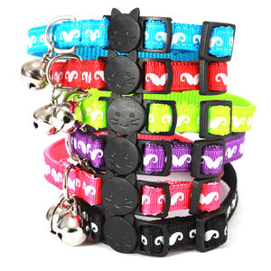 Respetuoso con el medio ambiente, cómodo, poliéster, logotipo personalizado, <span class=keywords><strong>collar</strong></span> ajustable para perros y gatos - Product Image 1