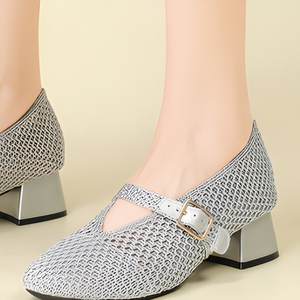 <span class=keywords><strong>Scarpe</strong></span> da <span class=keywords><strong>Donna</strong></span> con <span class=keywords><strong>Tacco</strong></span> Alto Mary Jane, Punta Rotonda, <span class=keywords><strong>Tacco</strong></span> Grosso, Cinturino con Fibbia, Eleganti Retrò, Comode e Traspiranti - Product Image 5
