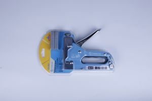 Vente chaude 3-en-<span class=keywords><strong>1</strong></span> manuel agrafeuse en acier réglage de la puissance pour la maison bricolage tapis fixation meubles industriels tapisserie d'ameublement outil - Product Image 5