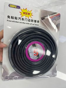 5 mètres de garniture de portière de voiture <span class=keywords><strong>en</strong></span> U, joint d'étanchéité <span class=keywords><strong>en</strong></span> caoutchouc, accessoires extérieurs de protection, clips métalliques, protection anti-choc pour voiture - Product Image 2