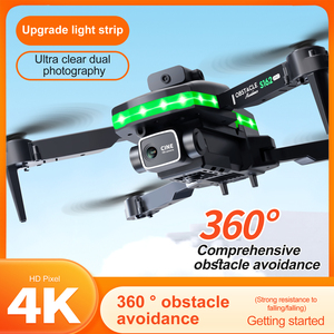 2023 dropshipping LED mát Đêm 4K HD Máy ảnh ống kính Wifi FPV chuyển đổi tầm nhìn rộng hơn ánh sáng điều khiển từ xa S162 bay không người lái - Product Image 3