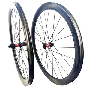 Roues en carbone <span class=keywords><strong>700C</strong></span> de haute qualité avec frein à disque, 50MM, jantes de bicyclette pour cycle de route - Product Image 2