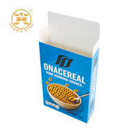 Boîte de fond de céréales Flip personnalisé Snack Crash Boîte d'emballage d'aliments secs avec amidon de flocons de maïs