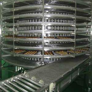 Planta de Procesamiento de Mariscos, Camarones, Pescado, Calamar, Cangrejo, Equipo de Enfriamiento Rápido y Congelación Rápida, Congelador Espiral Industrial IQF - Product Image 2