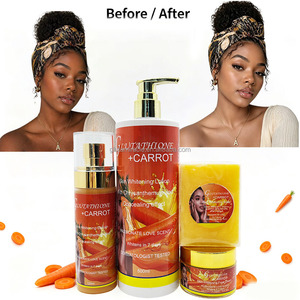 Set de Cuidado de la Piel Blanqueador de Zanahoria, Rejuvenecedor, Blanquea en 7 Días, Hidratante, Potentes Antioxidantes, Suero y Crema de Belleza - Product Image 3