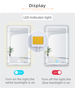 Interruptor táctil de una sola tecla 5A con enchufe de CC, luz Led inteligente, espejo de baño, interruptor de <span class=keywords><strong>Sensor</strong></span> táctil de <span class=keywords><strong>12V</strong></span> para espejo - Product Image 4