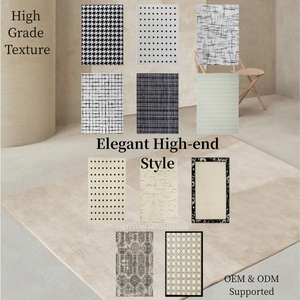 Tappeti Moderni di Lusso Astratti Personalizzati in PP Wilton Resistenti alle Macchie OEM/ODM Antiscivolo per Soggiorno - Product Image 4
