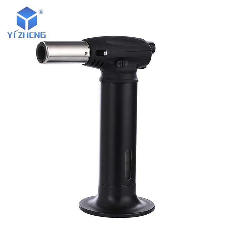 Custom Logo Promotional Dessert Cooking Butane Gas Fire Gun Tool Set Barbecue Torch Lighter Wholesale